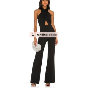 Amanda Uprichard Black Jumpsuit